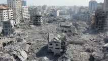 La destrucción en Gaza después de diez días de bombardeos