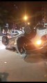 Carro capota e deixa mulher presa às ferragens na Praça do Skate