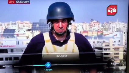 İsrail yalaması BBC, fosfor bombasını duyunca yayını kesti!