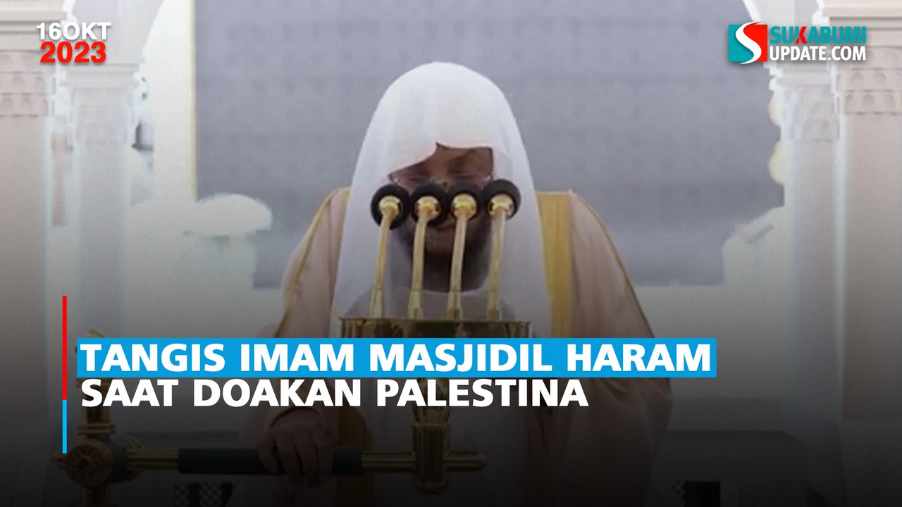 Tangis Imam Masjidil Haram Saat Doakan Palestina