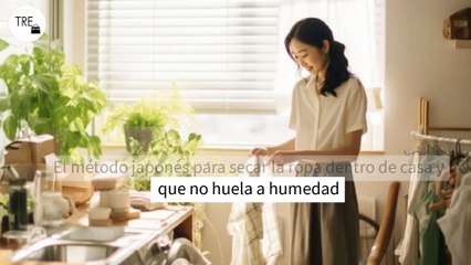 El método japonés para secar la ropa dentro de casa y que no huela a humedad