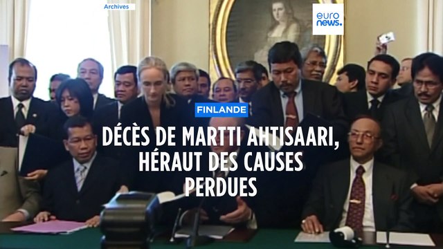 Décès de Martti Ahtisaari, héraut des causes perdu