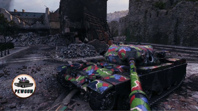 [ wot ] T95/FV4201 CHIEFTAIN 霸氣表現，無人能敵！ | 4 kills 8.0k dmg | world of tanks | @pewgun77