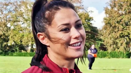 Gold medal Olympian and TV personality Sam Quek visited Hove to see local grass roots rugby in action