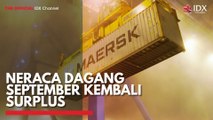Neraca Dagang September Kembali Surplus