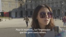 Alerte attentat: réactions de touristes à Paris