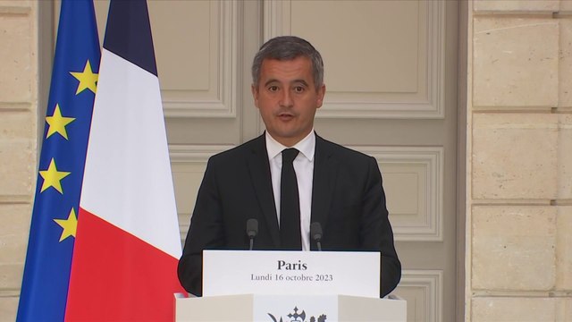 Gérald Darmanin : «En une semaine, il y a eu 102 interpellations en lien direct avec des actes antisémites ou apologie du terrorisme, dont 27 étrangers»