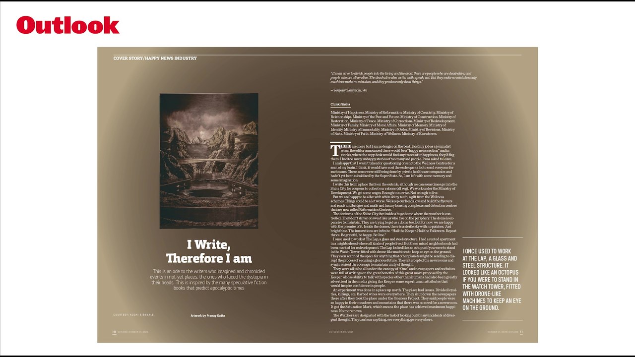 I Write, Therefore I Am By Chinki Sinha