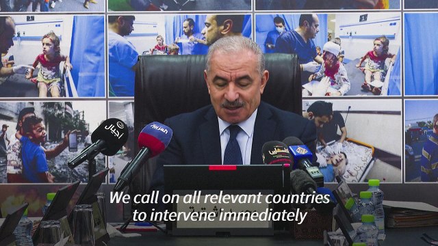Palestinian PM Shtayyeh calls for 'safe corridors' for aid entry into besieged Gaza Strip