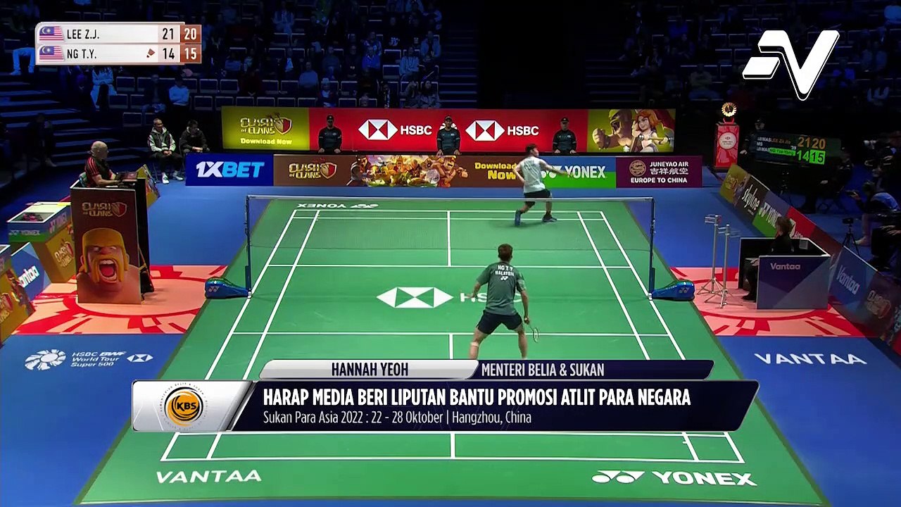 Menteri Belia & Sukan, Hannah Yeoh anggap kejayaan Lee Zii Jia & Ng Tze Yong ke Final Terbuka Arctic sesuatu yang positif