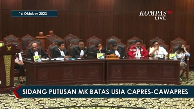 TOK! MK Kabulkan Syarat Capres-Cawapres Pengalaman Jadi Kepala Daerah