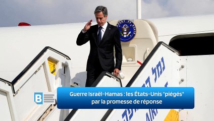 Guerre Israël-Hamas : les États-Unis "piégés" par la promesse de réponse