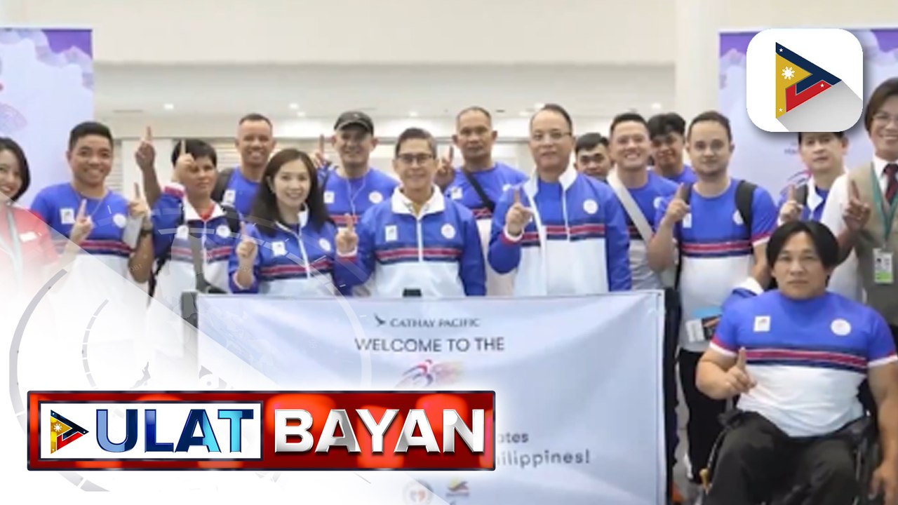 PH para-athletes, tumungo na sa China para sa Asian Para Games