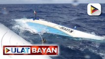 Filipino fishing boat na binangga ng foreign ship sa Pangasinan, narekober na ng PCG