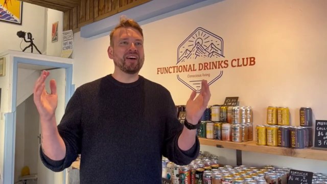 Kevin Gillespie founder and owner of The Functional Drinks Club