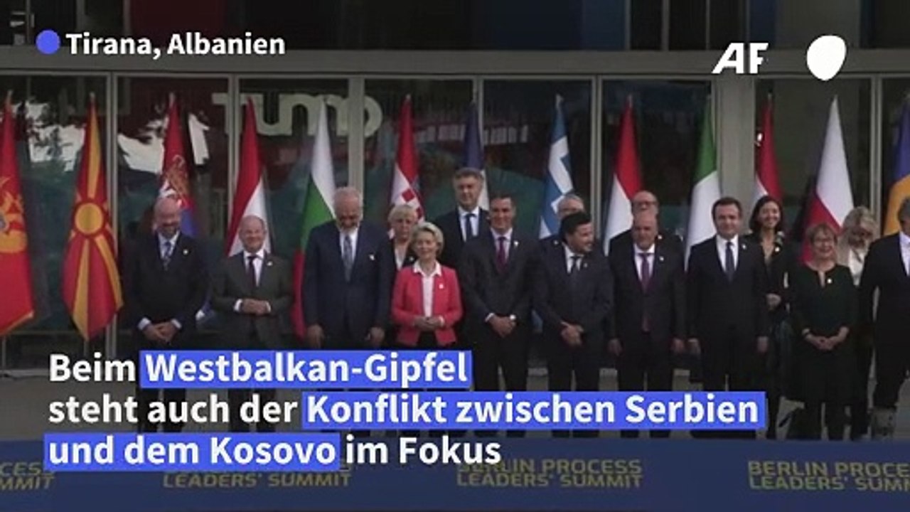 Westbalkangipfel: Scholz ruft Serbien und Kosovo zum Dialog auf