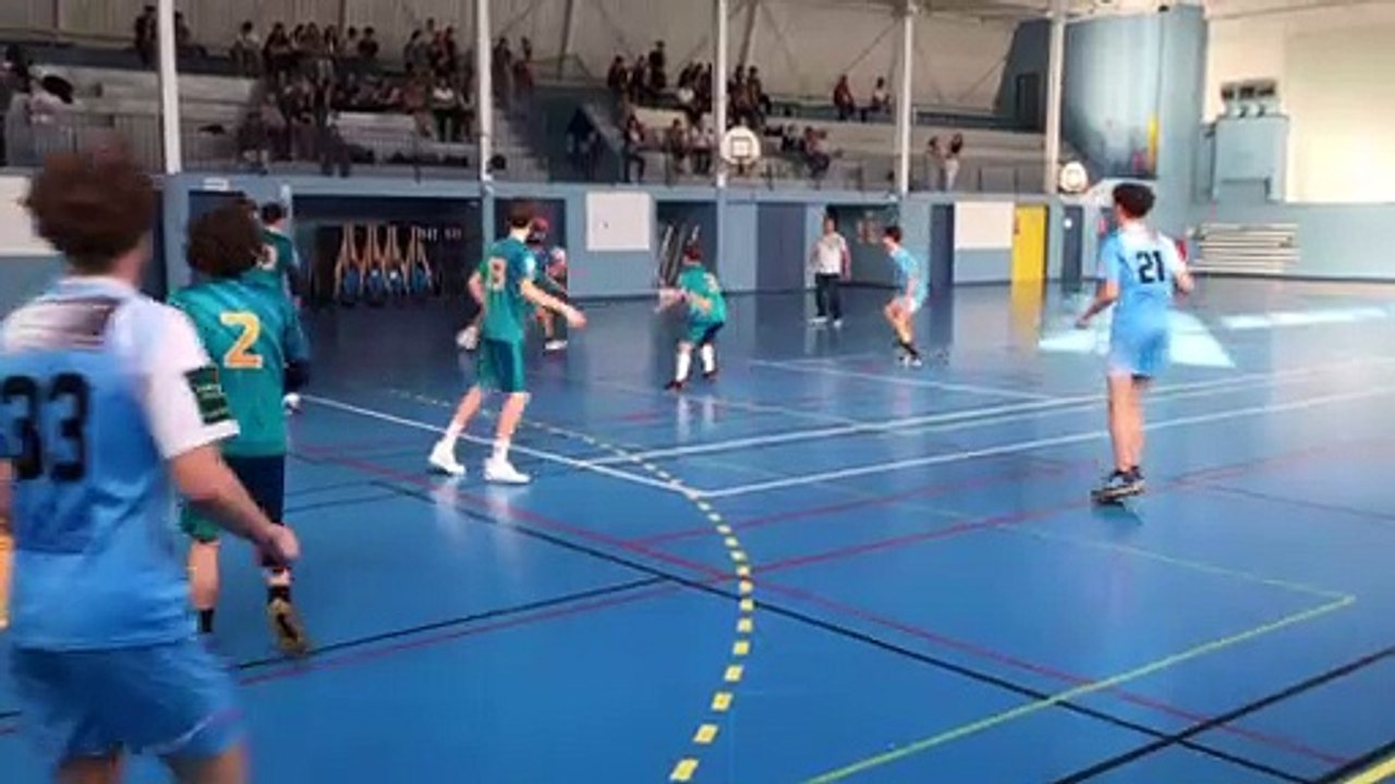 Pendant le match contre Ergué/Quimper HB