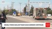 Footage Shows Israeli Military Buildup Near The Gaza BorderIsrael's military buildup along the Gaza border continued, as the Israeli military launched a forceful campaign in the strip in response to Hamas' attacks.