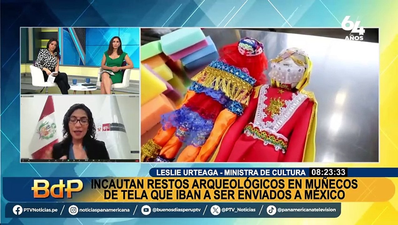 Muñecas con presuntos restos óseos prehispánicos fueron incautadas: iban a ser enviadas a México