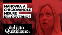 Manovra, a chi giovano le misure del governo?