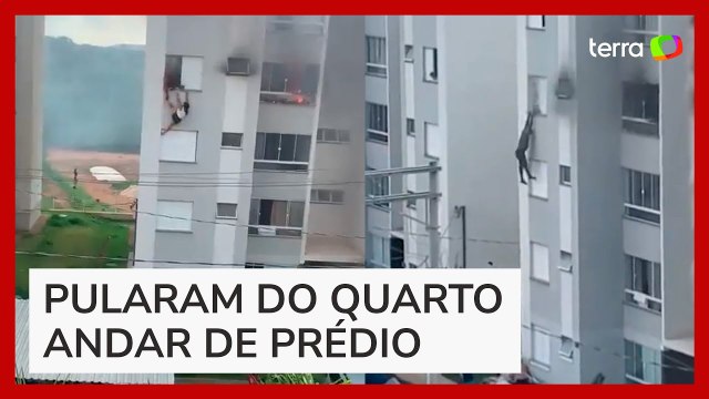 Avós pulam do 4º andar de prédio para escapar de incêndio provocado por neta de 11 anos em MG