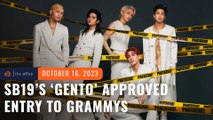 SB19’s ‘GENTO’ now an approved entry to 66th Grammy Awards