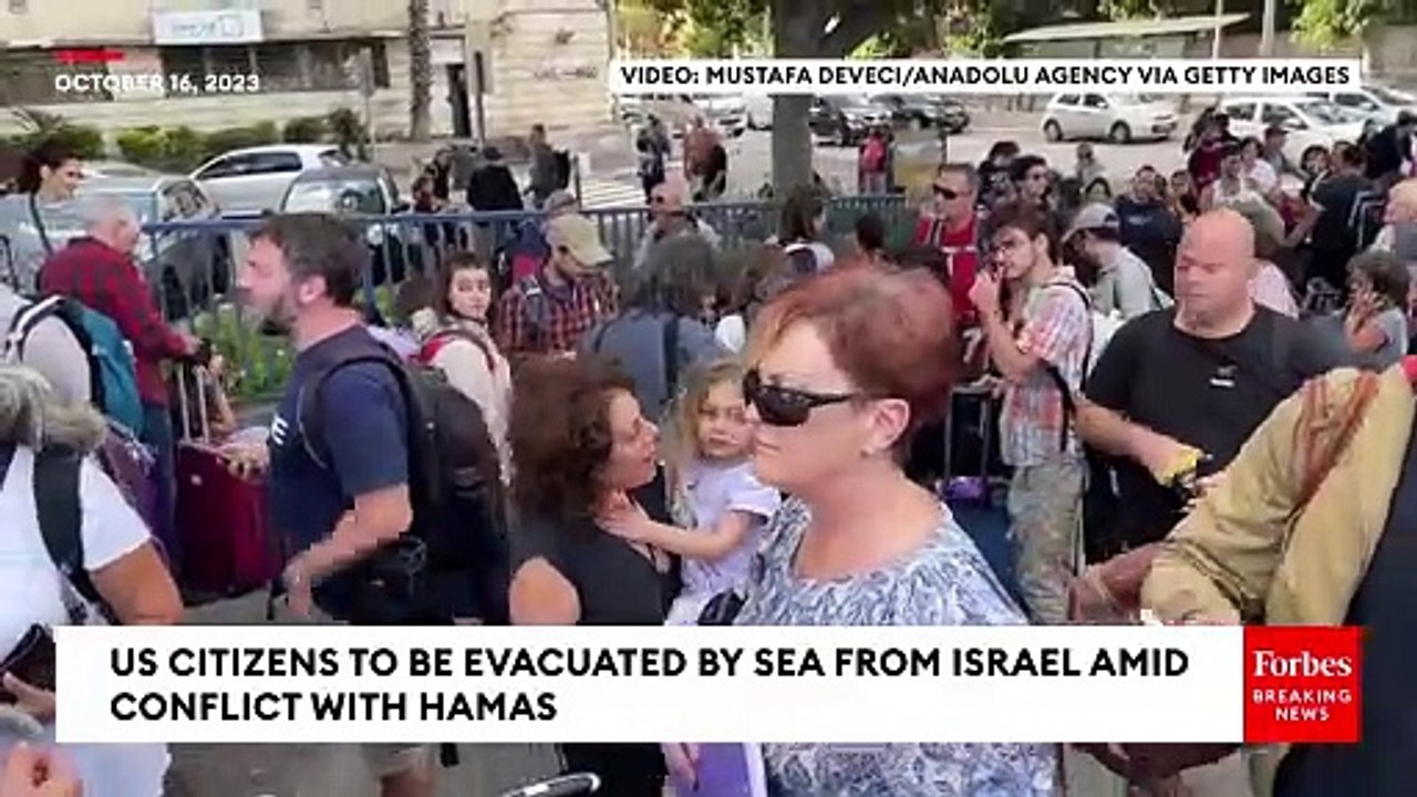 US Citizens To Be Evacuated By Sea From Israel Amid Conflict With Hamas