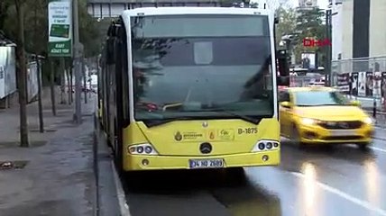 İETT'YE ait iki otobüs kaza yaptı