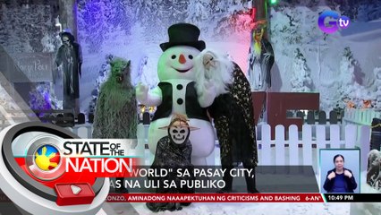 "Snow World" sa Pasay City, bukas na uli sa publiko | SONA