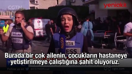 Çin devlet televizyonu muhabiri gözyaşlarına boğuldu: 5 yaş altı kafası olmayan çocuklara şahit oldum!