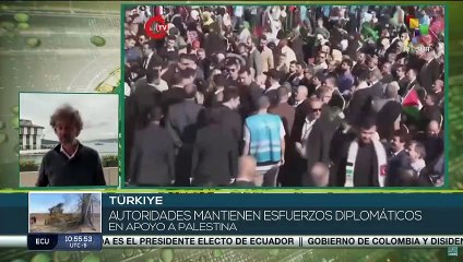 Ciudadanos de Türkiye salieron a las calles en apoyo a la causa palestina