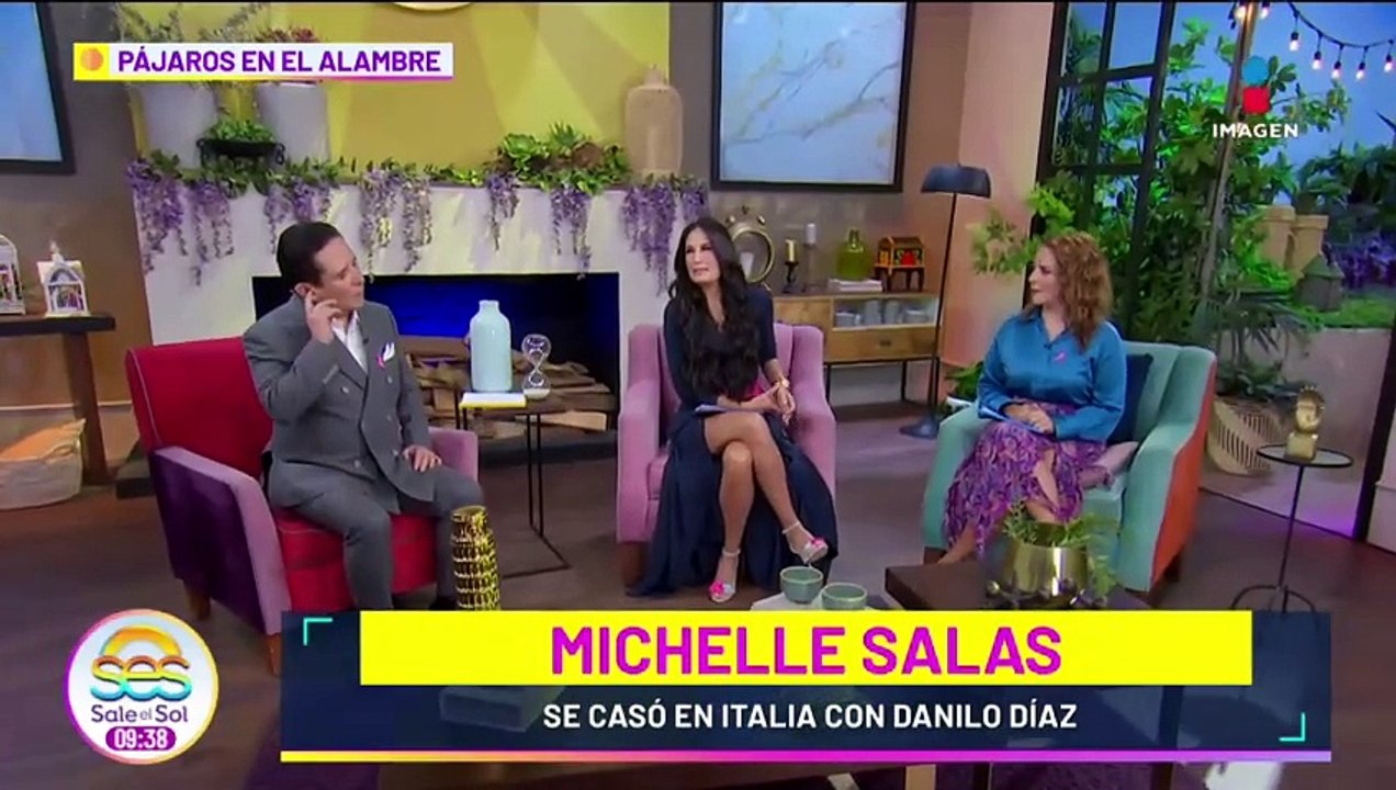 Estos fueron los 3 vestidos de Michelle Salas para su boda con Danilo Díaz