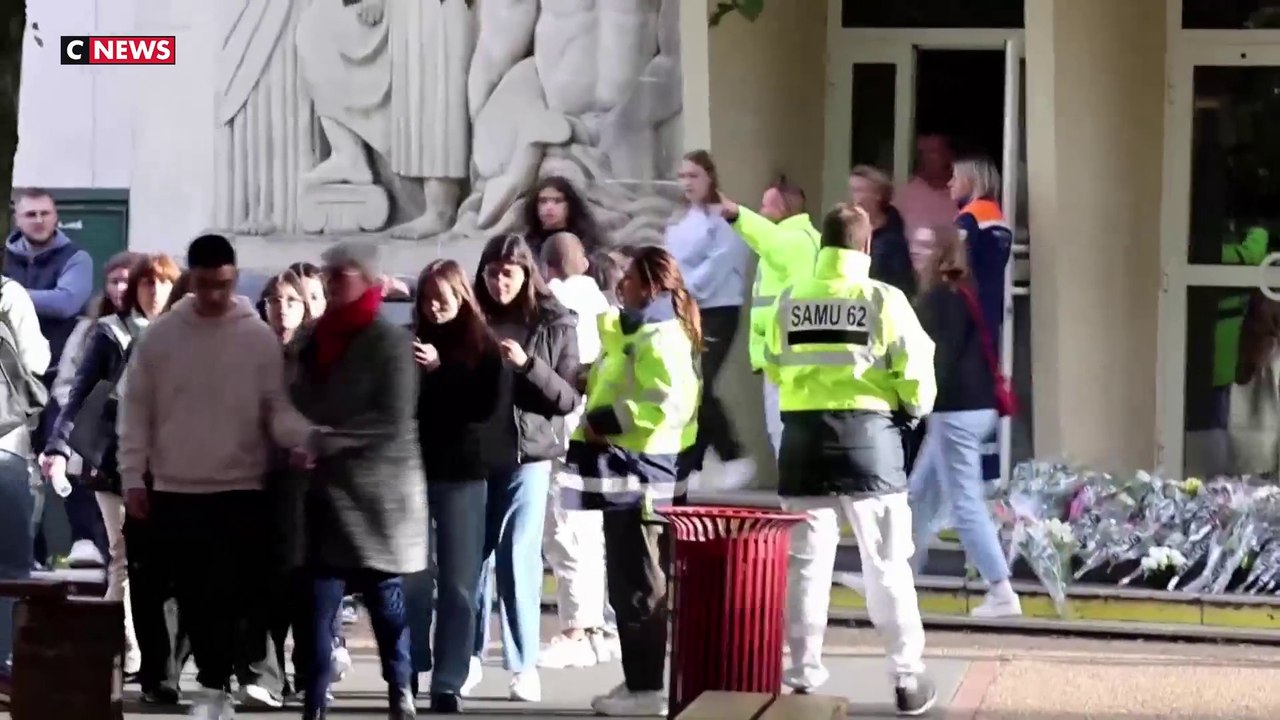 Attentat d'Arras : Le collège-lycée Gambetta évacué pendant l'hommage au professeur tué