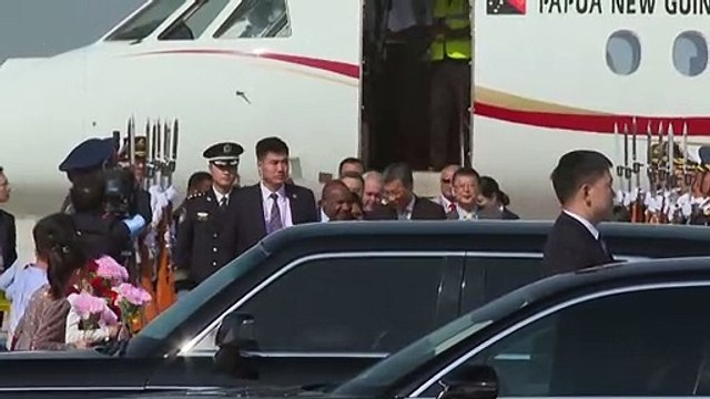 Líderes chegam para cúpula na China, ofuscada por conflito no Oriente Médio