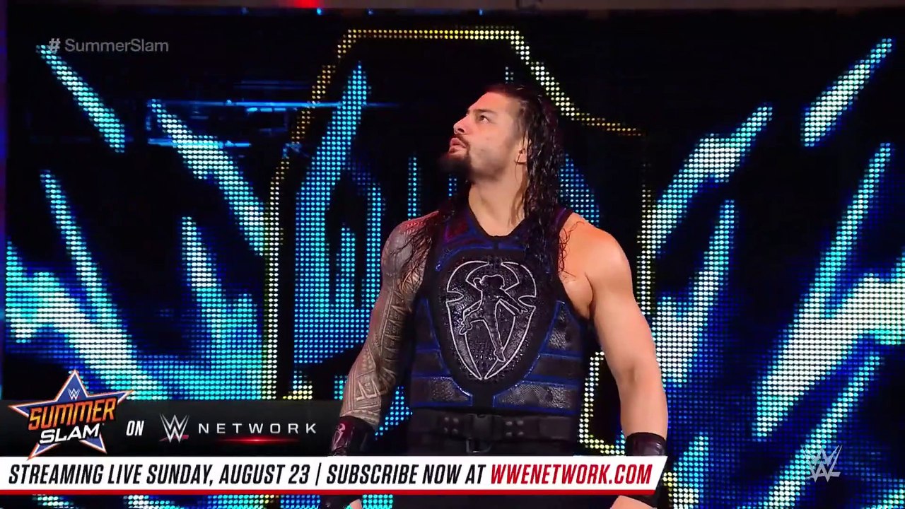 FULL MATCH - Brock Lesnar vs. Roman Reigns - Universal Title Match- SummerSlam 2018_2