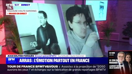 Attentat d'Arras: la région Occitanie rend hommage à Dominique Bernard et Samuel Paty