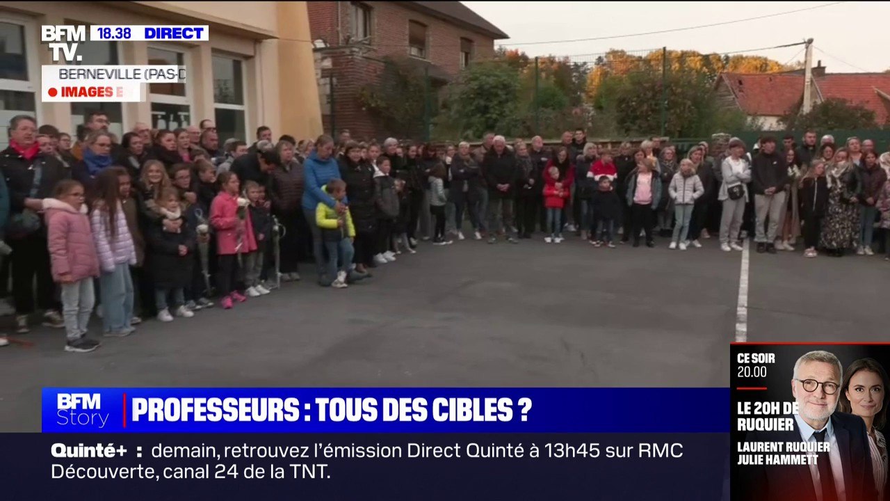 Attentat d'Arras: la Marseillaise entonnée à Be...