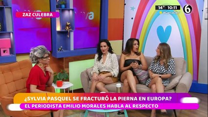 ¿Sylvia Pasquel se fracturó la pierna en Europa?