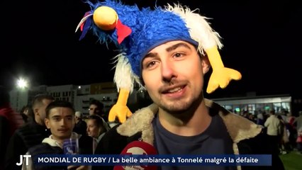 MONDIAL DE RUGBY / La belle ambiance à Tonnelé malgré la défaite
