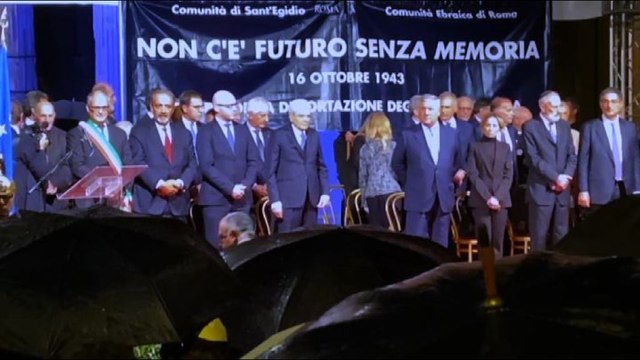 Ghetto Roma, Mattarella al Portico d'Ottavia con Governo e partiti