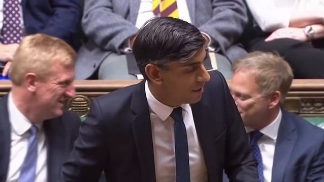 Watch: Grant Shapps and Oliver Dowden laugh during Sunak’s Israel and Gaza statement