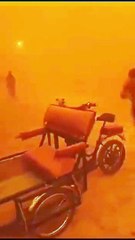 Cette tempête de sable en Jordanie est incroyable