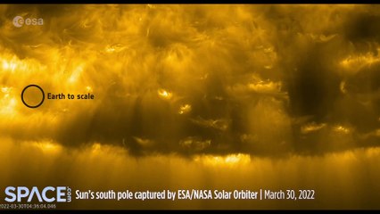 Sun's South Pole In Stunning High-Res Solar Orbiter