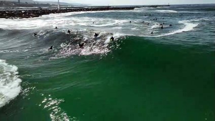 The Wedge Topples Boogie Boarders