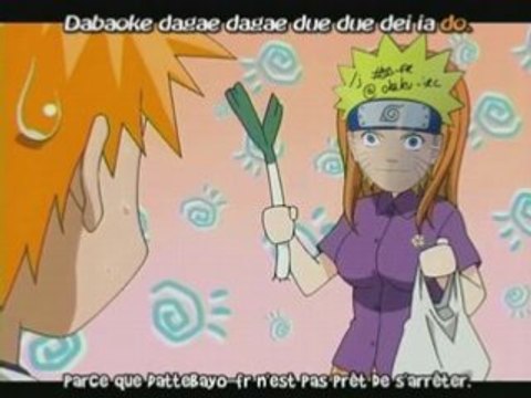 Bleach i plane su naruto(Bleach décone sur naruto)