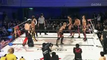 Akira Tozawa & BxB Hulk & Fake Naoki Tanizaki vs. Naruki Doi & Masato Yoshino & Ricochet