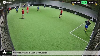 Faute de Stéphane  Laüt - BOCA JUNIOR