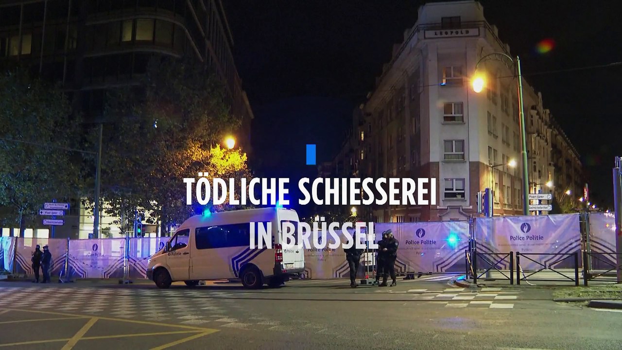 Anschlag im Zentrum von Brüssel: Mindestens zwei Menschen erschossen