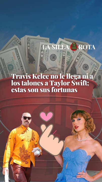 Travis Kelce y Taylor Swift: Travis no le llega ni a los talones a Taylor; estas son sus fortunas