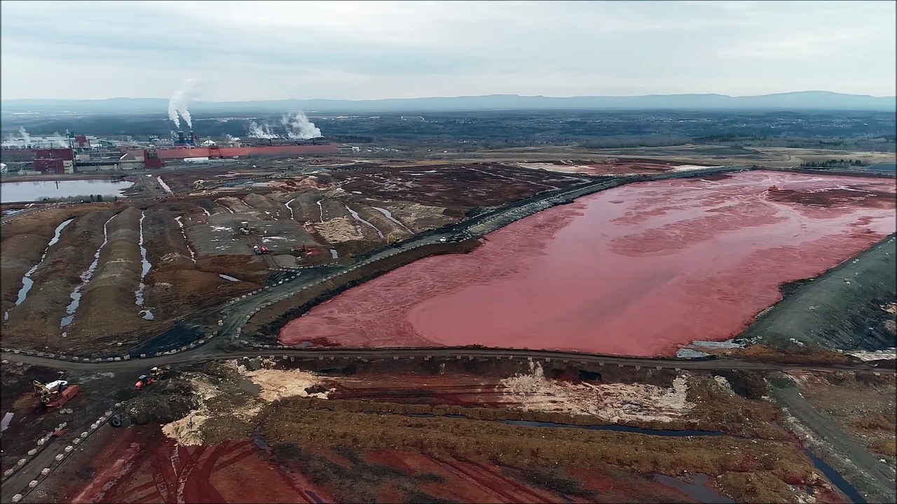 Drone Arvida Lac de Bauxite 2 Mai 2018